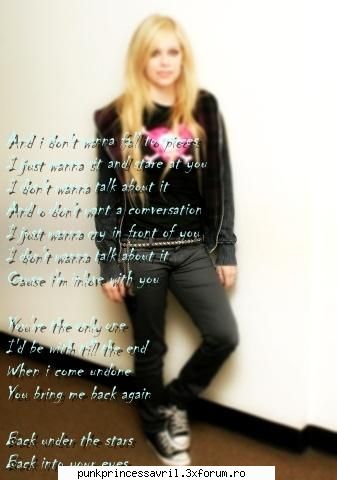 avril - punkdanutza - Versuri Avril